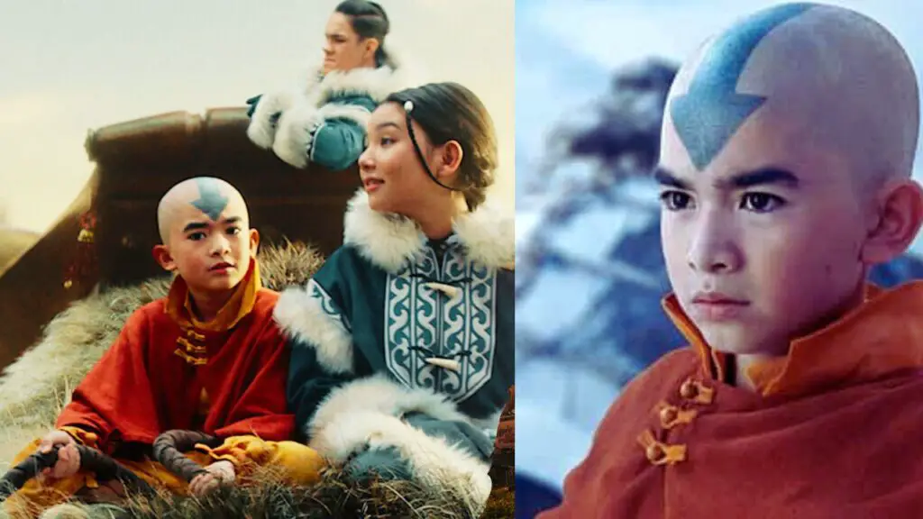 Gordon Cormier as Aang:Avatar The Last Airbender Netflix