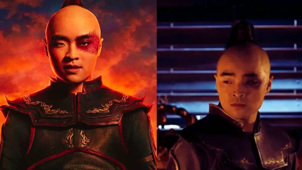 Dallas Liu as Zuko: Avatar The Last Airbender Netflix