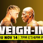 Join the Jake Paul vs. Mike Tyson Weigh-In Live on Netflix YouTube