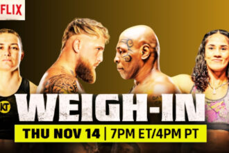 Join the Jake Paul vs. Mike Tyson Weigh-In Live on Netflix YouTube